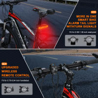 Elecpow Bicycle Burglar Alarm Taillight IP65 Waterproof USB Charge Scooter Bike Rear Lamp Turn Signal Warning Auto Brake Light - details 10