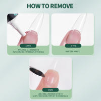 Pegamento sólido de secado rápido Nailpop con removedor para puntas de uñas postizas, sin necesidad de lámpara UV, kit de pegamento para uñas postizas de larga duración - details 3