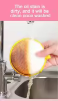 Esponja de doble cara para lavar platos, cepillo para lavar platos, sartén, olla, esponjas de limpieza del hogar, herramientas de cocina reutilizables, 10 piezas - details 9