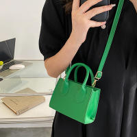 Mini bolso de mano de cuero PU para mujer, bandolera de hombro de Color sólido, bolso de compras con asa para teléfono, nueva moda - details 6