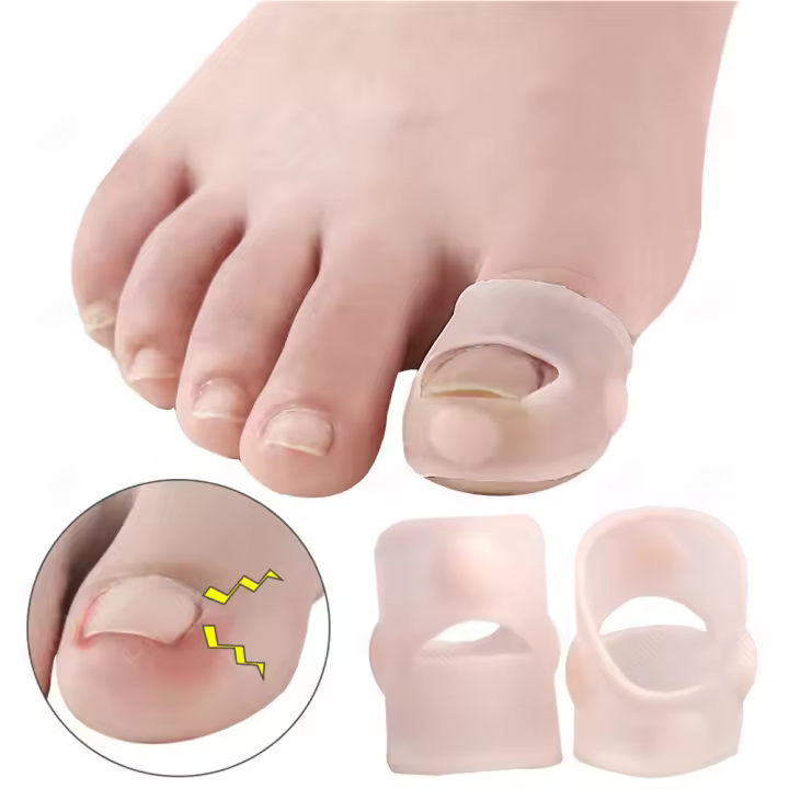 Separador de dedos grandes de gel de silicona, aplicador Protector de dedo, eliminador de callos de maíz, Corrector de juanetes, herramientas de pedicura, tubo para aliviar el dolor - 1