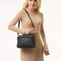 Bolso cuadrado pequeño con bandolera para mujer, nuevo diseño acolchado, bandolera de cuero de PU, bandolera versátil - details 13
