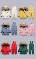 Conjunto de ropa de invierno para niños, chaquetas de plumón cálidas, parka, mono grueso, abrigo infantil, ropa para niños pequeños, traje de nieve para niños - details 2