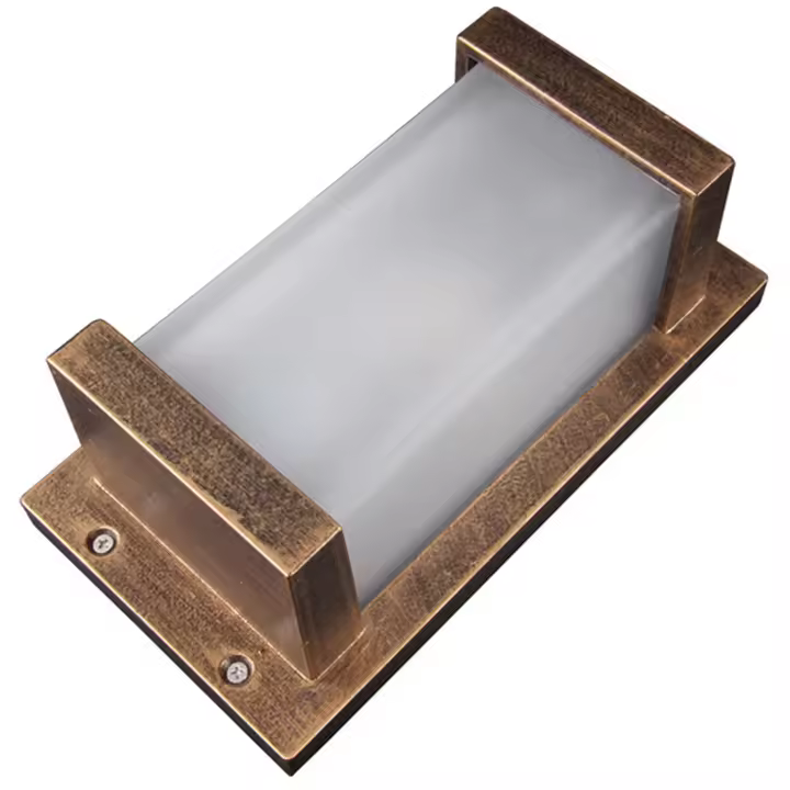 Luz de pared de estilo europeo Vintage para exteriores, candelabros de vidrio blanco Retro, luces de porche, cocina antigua, balcón - 1