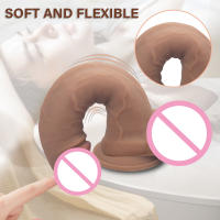 Leten Pene Realista Gran Pene Suave de Silicona Artificial con Ventosa - details 2