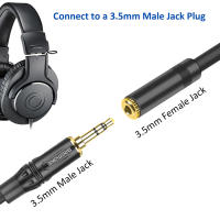 Cable DREMAKE XLR a 3.5mm, XLR macho de 3 pines a TRS hembra de 3.5mm (1/8'') adaptador estéreo de extensión para micrófono, de 3.5 a XLR - details 2