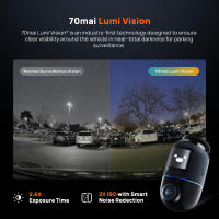 Cámara de salpicadero 70mai 4K Omni X800 360 °   Vista completa GPS incorporado ADAS compatible con monitor de estacionamiento 24 horas Detección de movimiento AI Envío desde el almacén PL - details 5