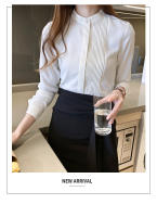 Camisa de mujer Top con botones de gasa Camisa blanca femenina - details 5