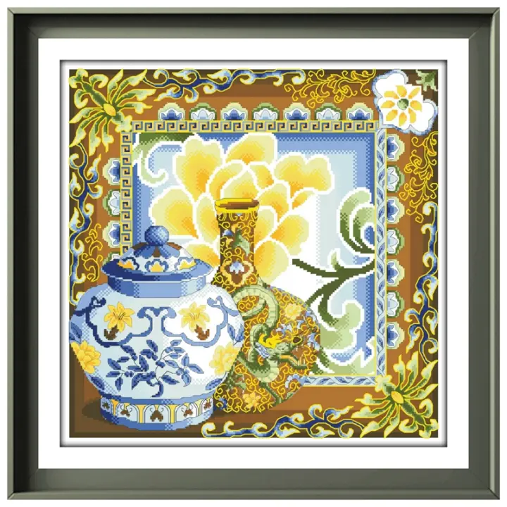 Kits de punto de cruz de atmósfera China, patrón de sueño, juegos de costura de bordado, 18ct, 14ct, 11ct, tela sin imprimir, bricolaje, hecho a mano - 1