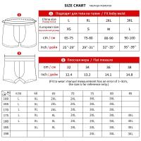Calzoncillos Boxer con estampado de algodón para hombre, ropa interior cómoda, bragas masculinas sexis, gran oferta, 4 Uds. - details 22