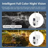 Cámara de Seguridad de Vigilancia PTZ de 4MP Visión Nocturna Dual Lente Monitor de Seguridad - details 8