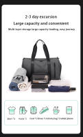 1 bolsa de deportes nueva, bolsa de fitness para natación con separación en seco y húmedo, bolso de viaje de gran capacidad para hombres y mujeres, bolsa de almacenamiento multifuncional para almacenamiento de zapatos independiente - details 12
