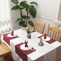 Servilletas de tela de satén verde, servilletas de mesa suaves para Hotel, fiesta de Navidad, boda, banquete, decoración de mesa, 10 Uds. - details 7