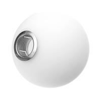 Pantalla de Cristal G9 para lámpara colgante de pared, poste de reemplazo, globo redondo, cubierta de lámpara, soporte de tornillo G9, Blanco esmerilado - details 2