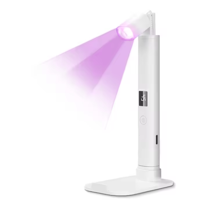 Luz UV Nailpop con Stanp, Mini lámpara portátil para curar uñas, secador de uñas recargable, curado rápido para esmalte de Gel, pegamento en Gel - 1