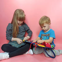 Juguetes Montessori para bebé, tablero ocupado, hebilla de bebé, botón de cremallera, herramienta de entrenamiento con cordones, Juego de desarrollo sensorial para niños pequeños - details 5
