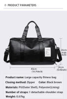Bolso de Viaje Corto Unisex Bolso de Fitness de Yoga con Entrenamiento al Aire Libre - details 11