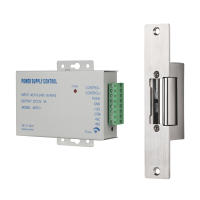TMEZON-Cerradura de entrada eléctrica de tipo estrecho, cierre con control de fuente de alimentación para diferentes puertas, ac - details 0