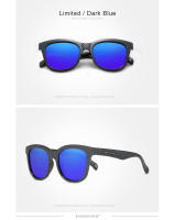 KINGSEVEN-gafas de sol redondas de montura completa para hombre y mujer, lentes polarizadas UV400, a la moda, de alta calidad, TR90, para conducir - details 8