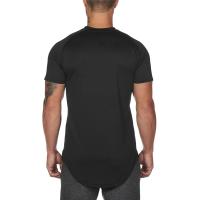 Camiseta de Compresión para Hombres Manga Corta, Patrón Gráfico, Material de Poliéster para Primavera/Verano, Entrenamiento Profesional Fitness Transpirable - details 3