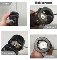 Afilador de electrodos, herramienta de soldadura TIG, amoladora de orificios horizontales con múltiples ángulos y desplazamiento con ranura de corte para ayudas de soldadura - details 2