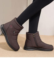 Women Boots 2021 New Winter Shoes For Women Snow Boots Low Heels Botas Mujer Keep Warm Waterproof Ankle Boots Winter Botte Femme - details 9
