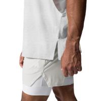 Men Bodybuilding Training Tank Top Gym Casual Sport Clothing Mesh Breathable Quick Dry Sleeveless Vest Fitness Workout Loose Top - details 8