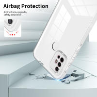 KEYSION-funda transparente a prueba de golpes para Motorola MOTO G30, G20, G10, TPU transparente de silicona + PC, funda trasera de teléfono para MOTO G30, G20, G10 - details 2