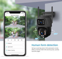 Cámara de Seguridad IP KERUI 6MP HD PTZ Visión Nocturna Infrarroja Control de Aplicación - details 5