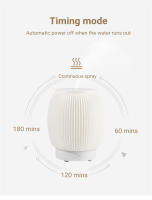 Humidificador de aire de aromaterapia, difusor de aceites esenciales ultrasónico eléctrico USB con luz LED nocturna colorida, linterna creativa - details 11