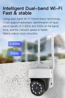 Vstarcam 4MP 5G Wifi IP cámara AI humanoide seguimiento cámara de seguridad 2,4G 2 vías Audio exterior impermeable IR Color noche PTZ Cam - details 3