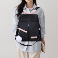 Mochila informal de tela Oxford, bolso escolar de viaje antirrobo, bolso de hombro bidireccional multifuncional - details 1