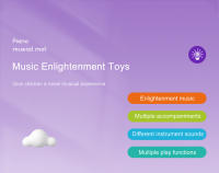 80x50cm Music Play Mat for Kids Toddlers Floor Piano Keyboard Drum Toys Dance Mat with 6 Instruments Sounds Educational Toys - details 2
