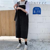 Vestido de mezclilla para mujer Falda con tirantes de mezclilla de longitud media - details 4