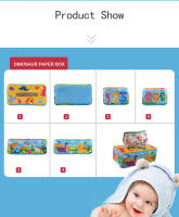Baby Tissue Box Soft Stuffed High Contrast Montessori Square Sensory Toy for Toddler Educational Learning Toys Montessori Toys - details 3