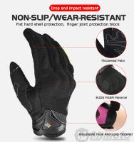 Guantes de moto de verano para mujer para SUOMY ciclismo Moto Dirt Biker guante de bicicleta pantalla táctil guante protector de dedo completo - details 7