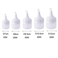 Linterna led portátil con carga USB, Bombilla colgante recargable de 30W, 20W, 50W, para tienda de campaña, vendedor callejero, luz de emergencia - details 1