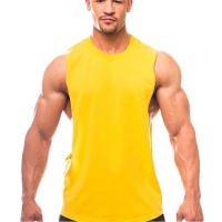 Gym Bodybuilding Workout Tank Top Male Cotton Breathable Sleeveless Slim Shirt Men Fitness Vest Summer Casual Fashion Tanktop - details 14