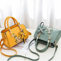 Bolso de mano de gran capacidad para mujer, bandolera de hombro con bordado de marca de moda, Color sólido, diseño de lujo - details 12