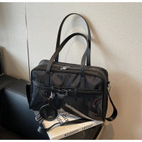 Bolsa de gimnasio para Fitness, bolso de hombro tipo bandolera portátil multifuncional para viajes al aire libre de gran capacidad, viaje de corta distancia - details 7
