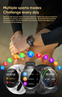 VALDUS 2025 Nuevo VE57 Pro Smartwatch Hombres Mujer Bluetooth Llamada ECG Temperatura Glucosa en sangre Frecuencia cardíaca Detección de salud AMOLED Compatible Android IOS Smartwatch - details 11