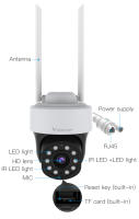 Vstarcam 4MP 5G Wifi IP cámara AI humanoide seguimiento cámara de seguridad 2,4G 2 vías Audio exterior impermeable IR Color noche PTZ Cam - details 18