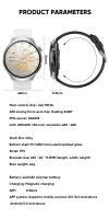 VALDUS 2025 Nuevo VE57 Pro Smartwatch Hombres Mujer Bluetooth Llamada ECG Temperatura Glucosa en sangre Frecuencia cardíaca Detección de salud AMOLED Compatible Android IOS Smartwatch - details 13