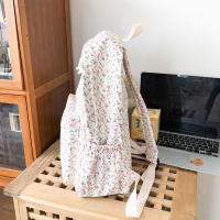 Mochila escolar coreana para estudiantes, mochilas florales blancas para niñas adolescentes, mochila Linda para mujeres, bolsa para libros de marca, mochila de nailon - details 16