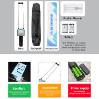 Medidor de humedad de heno portátil, pantalla retroiluminada, probador de humedad de pasto de paja de heno, higrómetro Digital de 0-80% para pasto de paja - details 3
