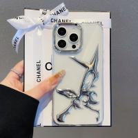 Nueva funda de teléfono con forma de estrella 3D de personalidad atractiva para iPhone 16 14 13 15 Pro Max, moderna, hueca, delgada, a prueba de golpes, protectora y suave. - details 4