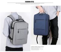 Mochila de viaje clásica para hombre, morral de negocios expandible con USB, bolsa de gran capacidad para ordenador portátil, impermeable, a la moda - details 28