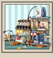 Loz Architecture Street Shop Izakaya Moc Building Blocks Store Japanese Street Scene Puzzle Gift Toy for Adults or Children - details 5