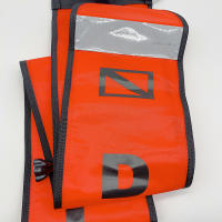 Juego de boya marcador de superficie de buceo, tubo de señal inferior cerrado inflable de alta visibilidad con carrete de aluminio SMB, carrete de dedo - details 4