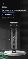 Kemei-cortadora de pelo profesional para hombre, maquinilla de cortar el pelo con acabado eléctrico, inalámbrica, recargable, sin espacios, 2293 - details 0
